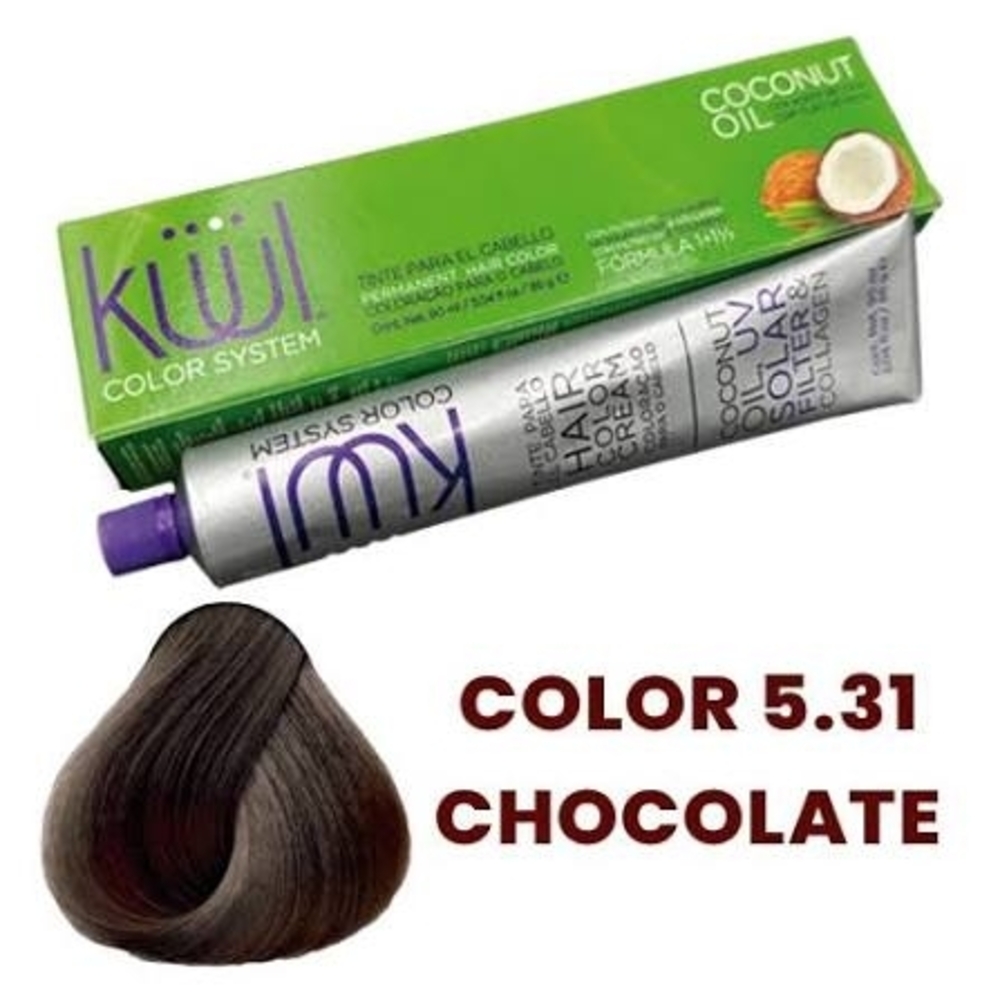 Kuul Color System 5.31 Chocolate Brown Permanent Hair Color